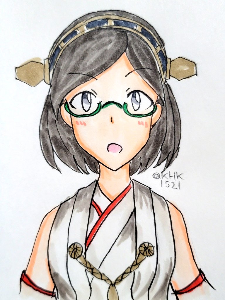 艦これ「#お前ら艦これの最初の推し誰だよ 」|KHK1521のイラスト