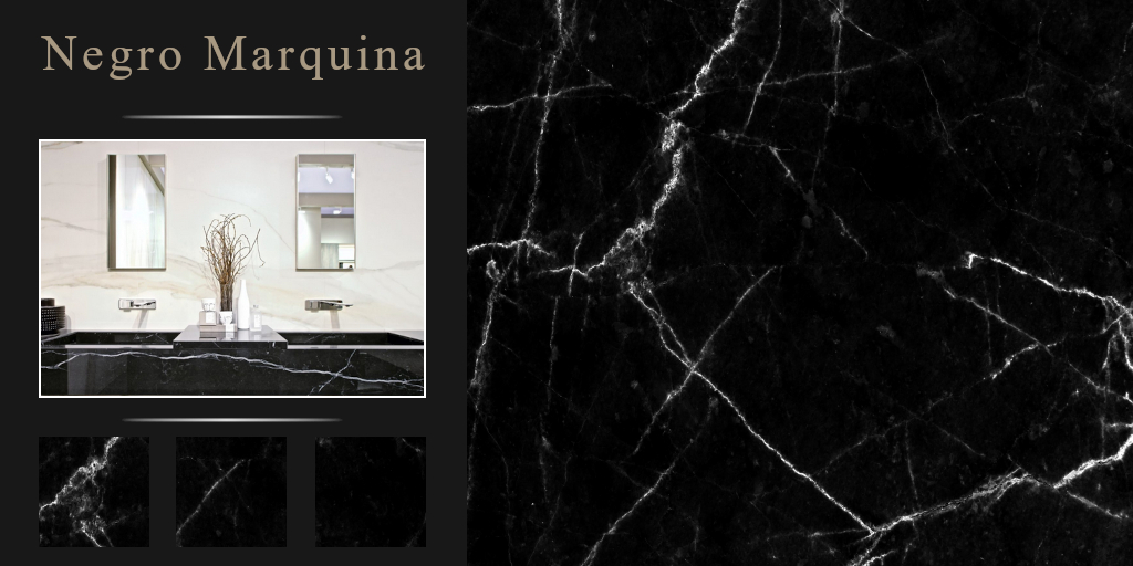 Natural Stone: #negromarquina #marble #naturalstone #stonesurfaces #stonecleaner #marble