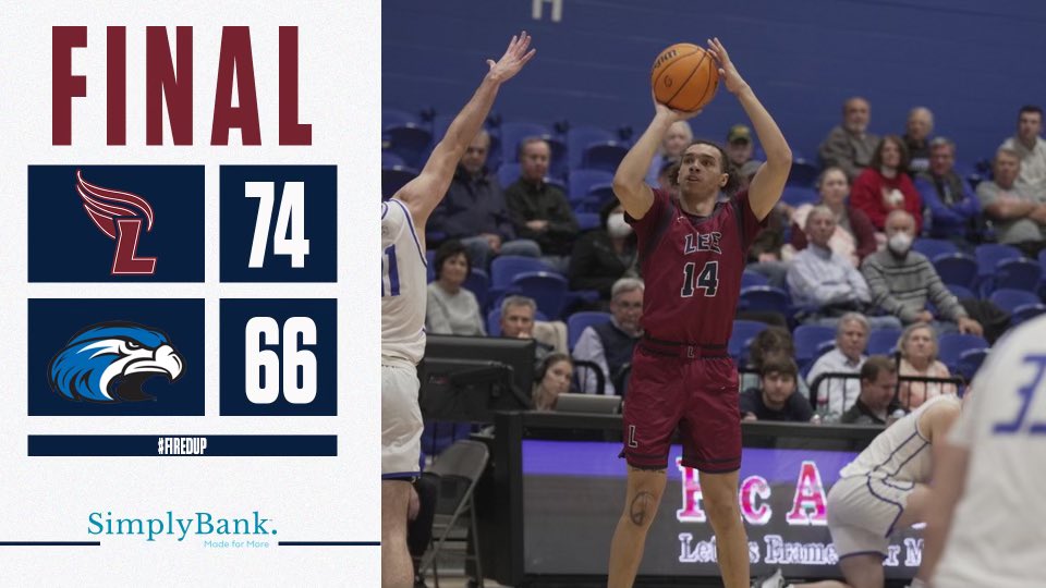 LeeUMBB's tweet photo. FLAMES WIN!!! 🔥🔥🔥
Our guys are RESILIENT! We use a 21-4 2nd half run to #BeatShorter in Rome!
Jayce had 18 + 4 rebounds, PJay had 17 + 8 boards and we improve to 5-2 on the year! #FiredUp🔥 https://t.co/Ak4WDbRxE1