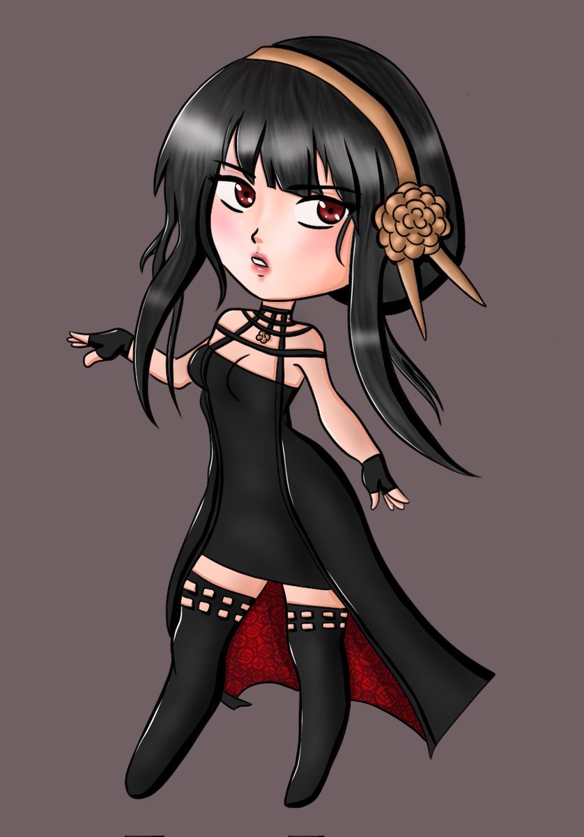 Nuevo Chibi diseño, esta vez Yor (Briar) Forger de Spy x Family 💫💫