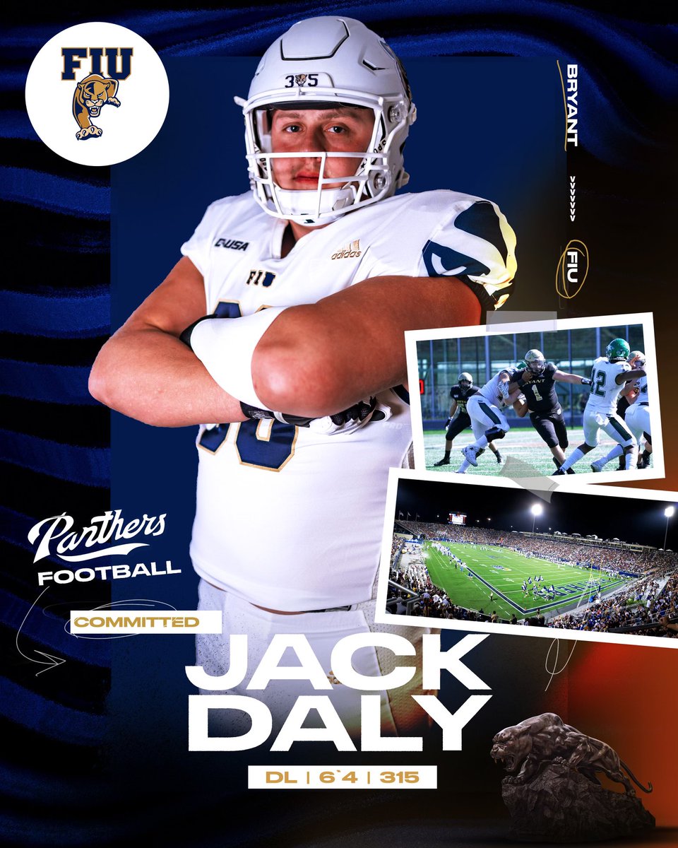 I’m excited to announce that I will be playing at FIU for my last year of eligibility! I’ve been lucky enough to make life long friends along my journey and I can’t thank Bryant enough for helping me get to where I am today. Can’t wait to get to work! Go Panthers!