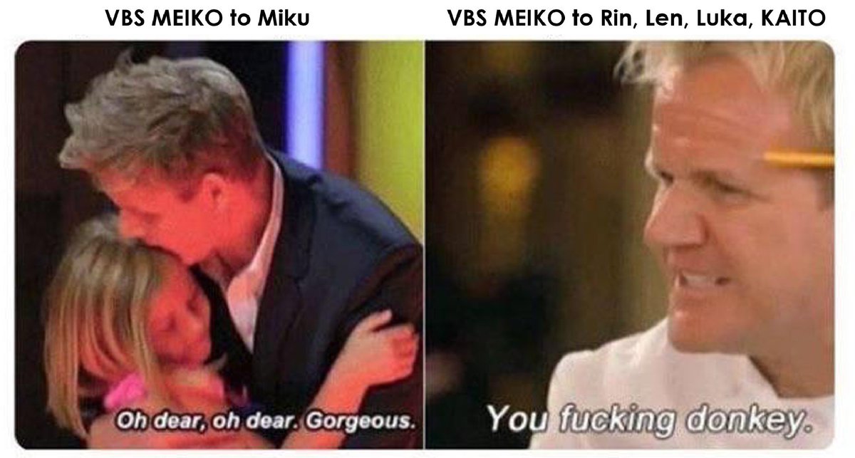 RT @earthy_x6: VBS MEIKO's relationship with the others in a nutshell https://t.co/mnxVe8excA