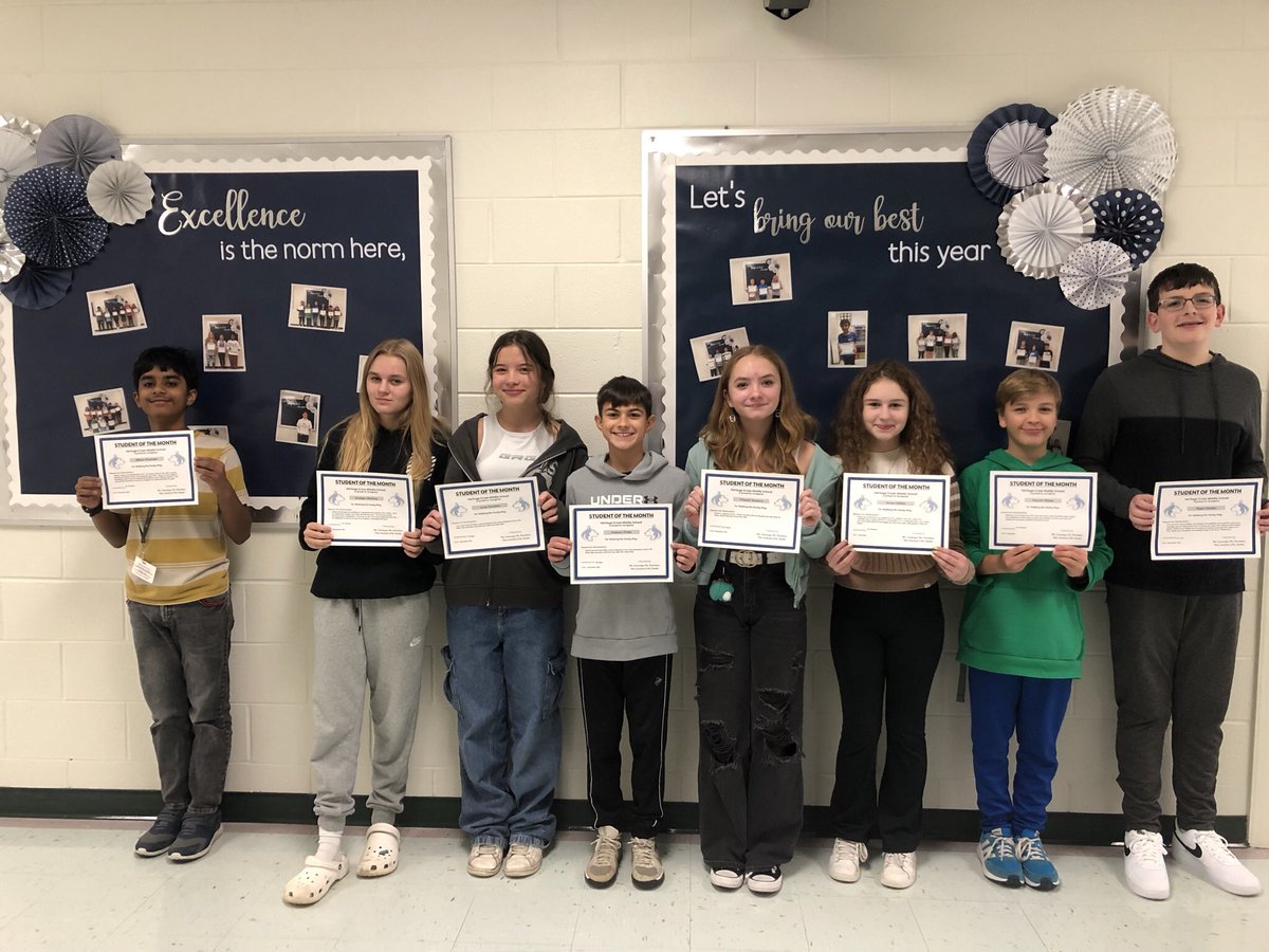 HeritageGroveMS's tweet photo. November Students of the Month! Way to go Huskies👏🏻🎉🔎📚 https://t.co/lSrHOUVpWM