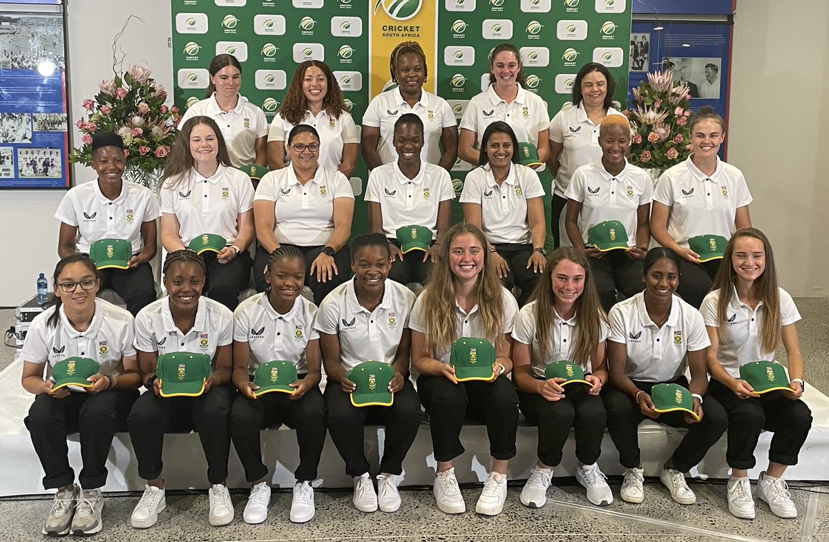 The Pride of SA. <a href="/ProteasWomenCSA/">Proteas Women</a> U19 World Cup Squad 2023. All the best to the Team and Management.  #TheFuture