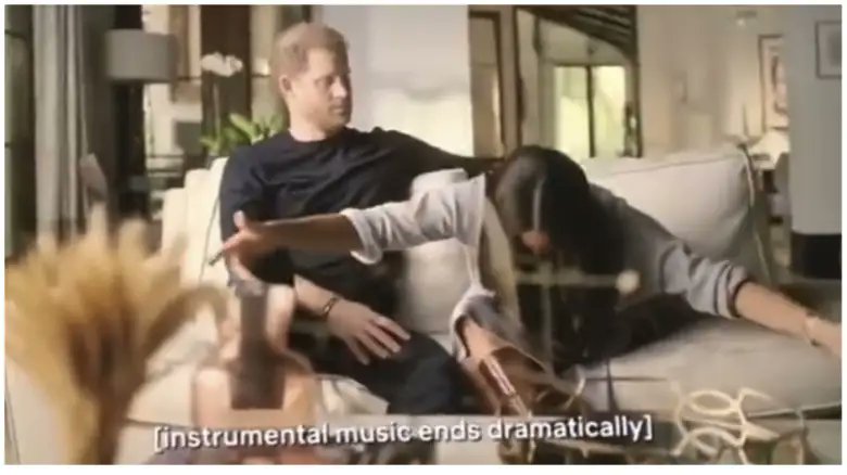 No I haven't watched the disgusting mocumentary of the dastardly duo but I have watched clips and I found this particular clip more than abhorrent. Laughing while mocking a curtsy to our beloved Queen. Even Harry was uncomfortable!