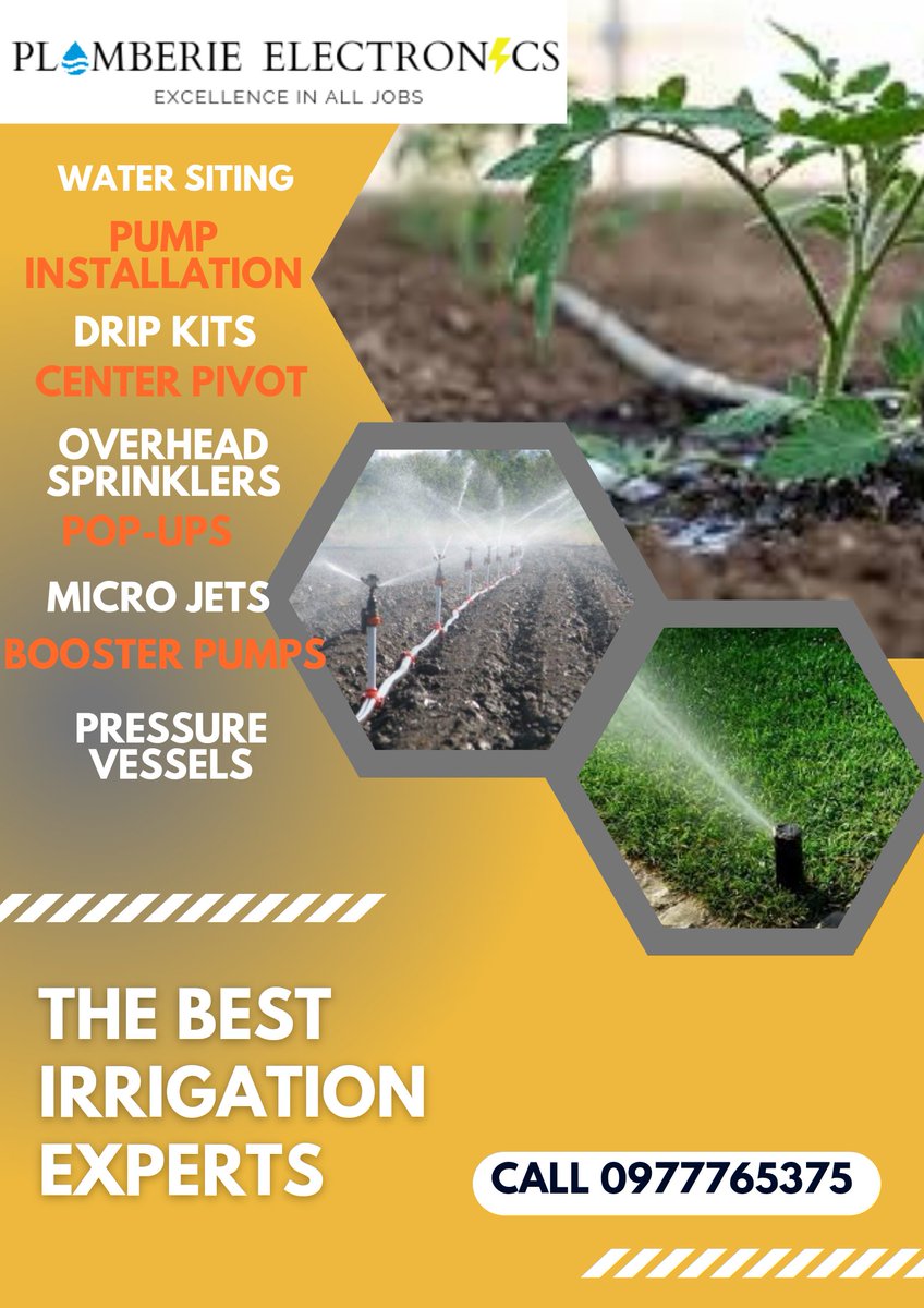 pl_electronics's tweet photo. @DominicMboo_ We specialise in water and solar services.from design,water sitting your one stop solution
For inquiries 0977765375 https://t.co/TuwoG5G5i2