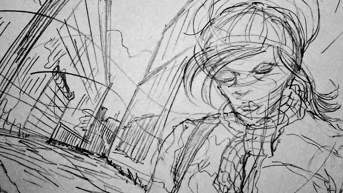Lots of pencil sketch work lately as we rewrite the script- one more time before our 2023 production start ⚡️ 
#10minStoryboard