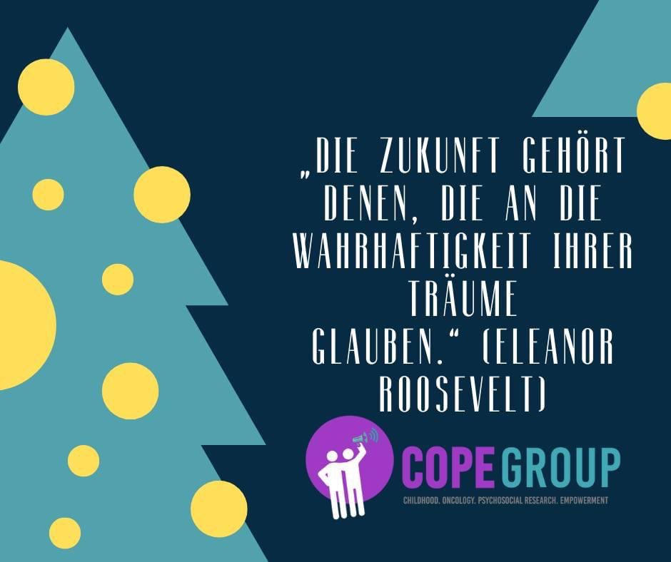 CopeGroup's tweet photo. 🎄⭐️ https://t.co/08cgYN3QYx

Our Vision: „psychosocial care as equivalent part in pediatric oncology“

#Psychosocialcare #psychosocialresearch #fabteam https://t.co/ENW5vbm6JN