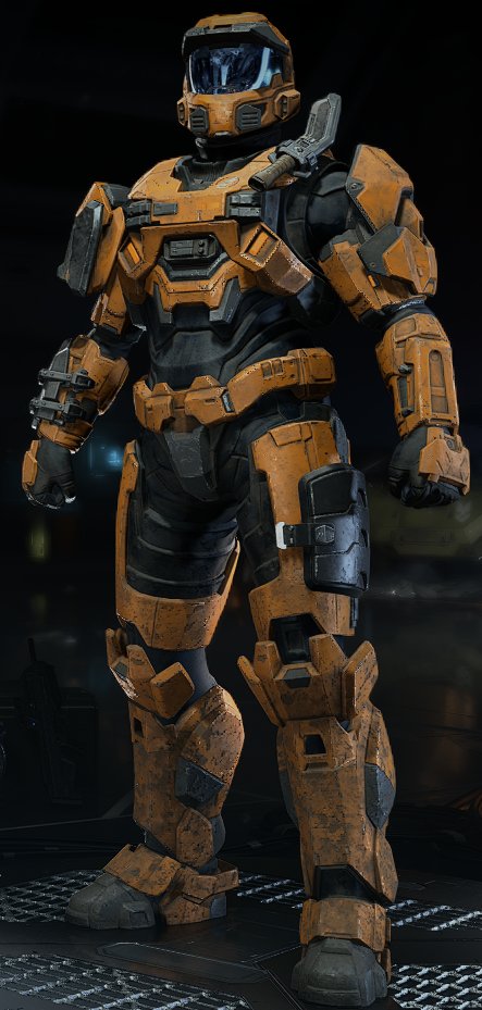 OmegaKarnia's tweet photo. My Halo spartan. Canonically a mark 3. Former ODST. Uses Mk5 Mjolnir Helmet because it rocks. Breacher, close combat expert. One arm shoots at the enemy, the other one breaks jaws. https://t.co/UFg2u2Ou8Q