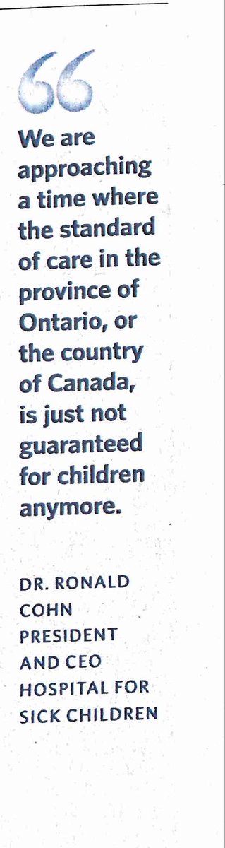 raghu_venugopal's tweet image. A tragic pronouncement about pediatric care in Ontario - a condemnation bigger than any one political party or provincial government we have had. @ronald_cohn @SickKidsNews