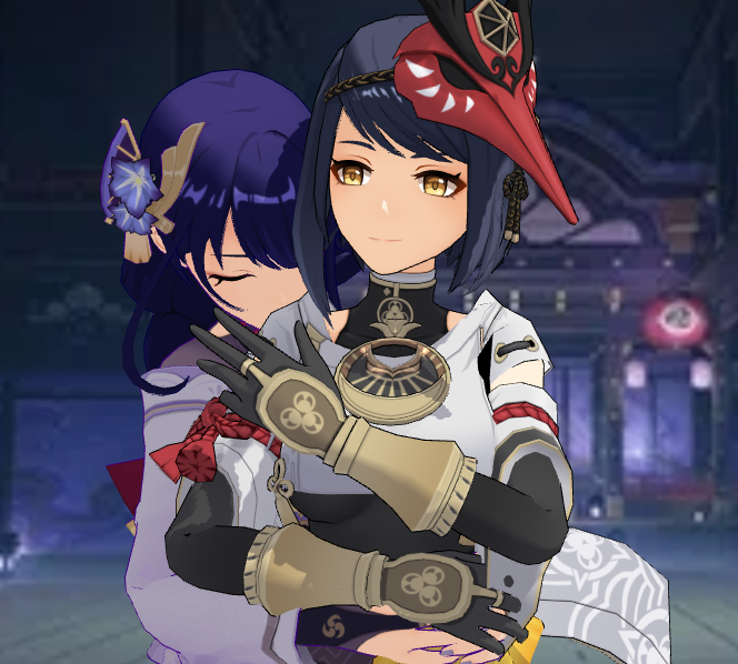 KakumeiHi's tweet photo. Snuggly Shogun.
#shogunsara #saraiden #RaidenShogun #KujouSara #GenshinImpact #ThatGrumpyShogun #HerTenguGeneral https://t.co/4a7xR4tbXD