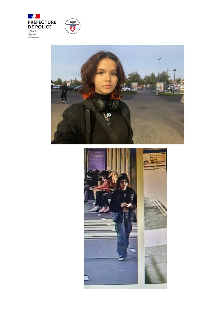 #AppelÀTémoins | La jeune Anaïs M., âgée de 13 ans en paraissant 16, a quitté son domicile de Saint-Maur-des-Fossés (94) dans l’après-midi du 10 décembre
2022. Elle est susceptible de s’être rendue sur Paris.

Si vous détenez des informations ⬇️
☎️ 01 55 97 52 00