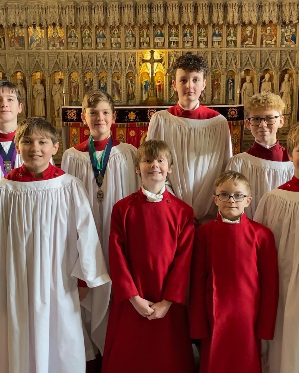 Today we welcomed George and Rory for their first service! They did brilliantly and we hope they enjoyed themselves! #beverleyminster #boyschoir