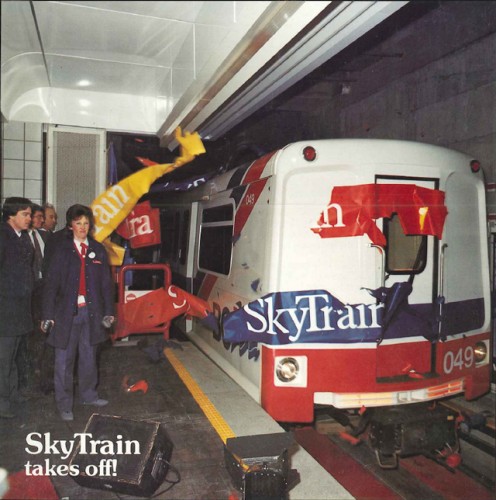 TransLinkNews's tweet photo. The #SkyTrain is marking 37 years in service!

On Dec. 11, 1985 at noon, it started operating between Waterfront and New Westminster stations as part of a free eight-day preview during the month. https://t.co/8VI7PkeZk0