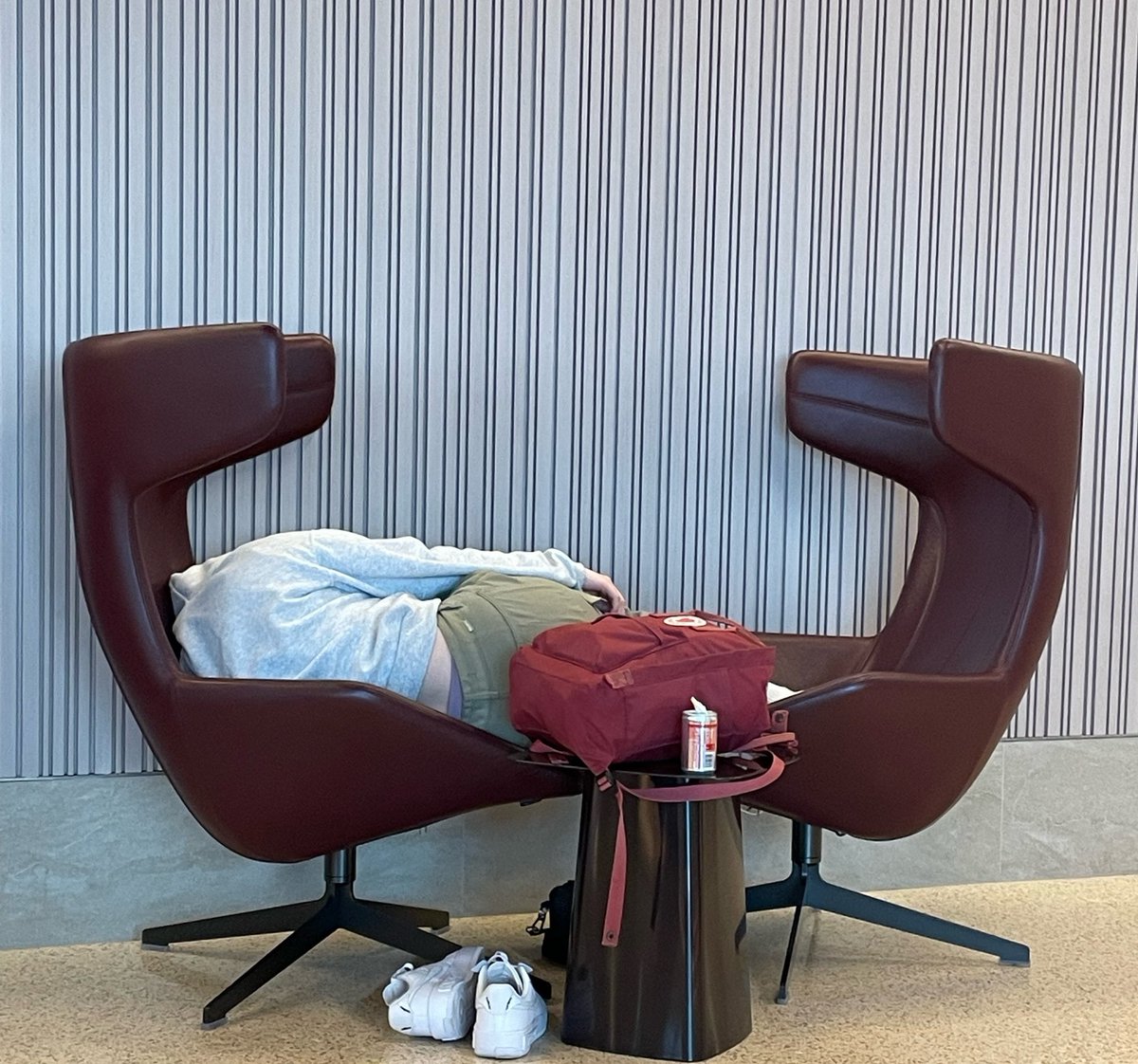 TheSLSClub's tweet photo. @British_Airways what do you do if 20 of your passengers get stuck in Doha for 18 hours in BA0123?? Give them sleeping facilities??!! 

Anyone else in Doha join our club! 
#CustomerService https://t.co/TirlcrrYQ7