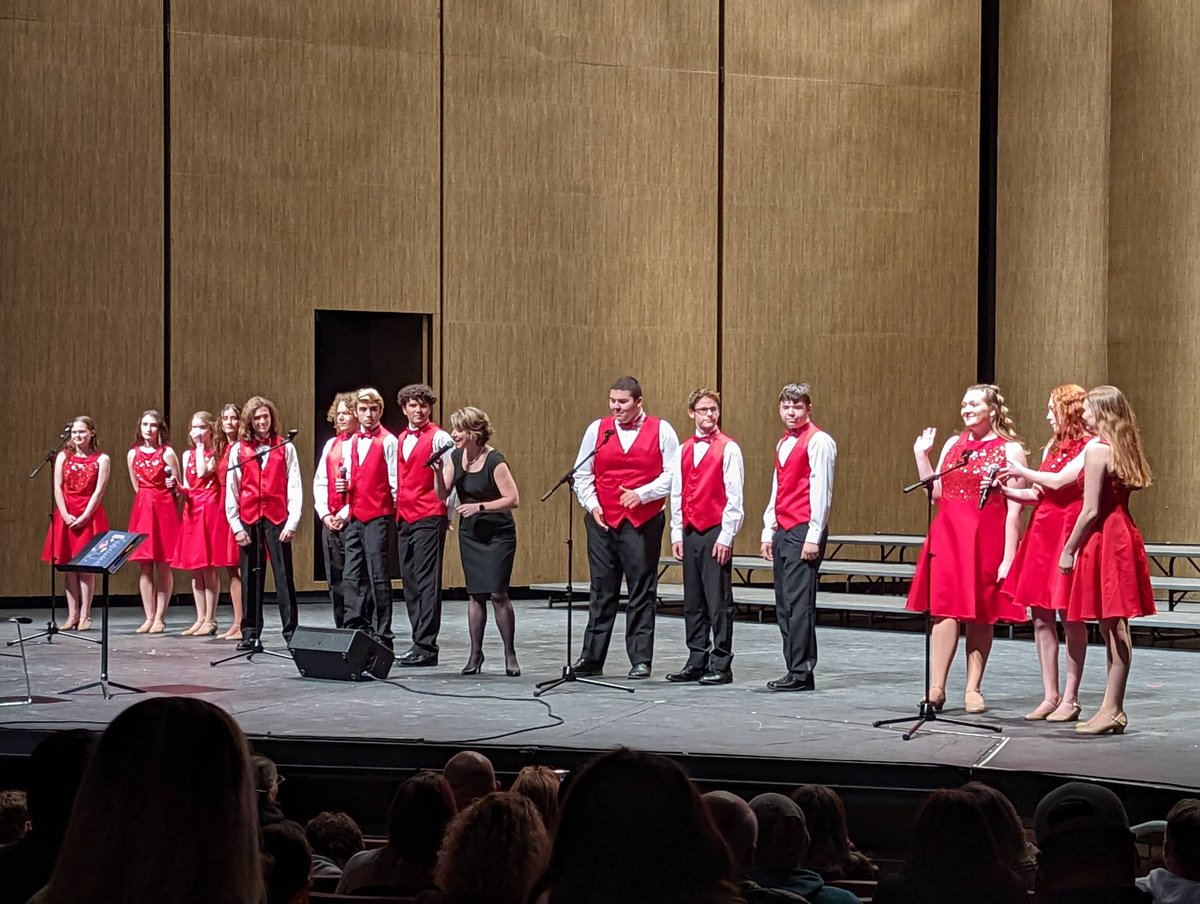 NR_TechRanger's tweet photo. The NRHS Choirs did an amazing job this afternoon at LCCC. What an enjoyable event. #RangerStrong https://t.co/2cCURvzppg