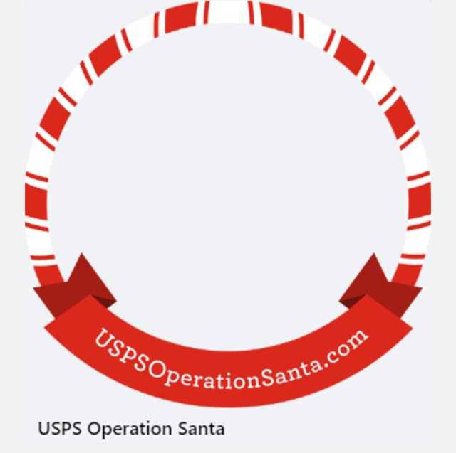 lpamanian's tweet photo. #USPSOperationSanta #support #spreadthejoy #bringjoy #facebookframe #wishesforchildren https://t.co/Fg0bua6hdX #USPSEmployee https://t.co/3pzhYiFiMP