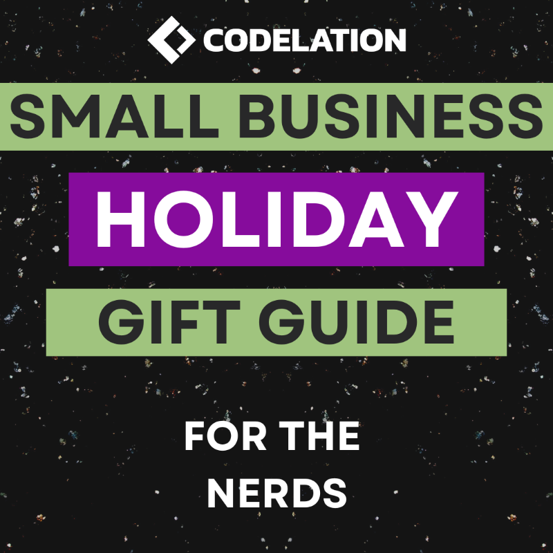 codelation's tweet photo. As a company chock full of nerds, we're partial to our nerdy small business friends. Shop local at these and other great shops this holiday season!
#SmallBusiness #ShopLocal #Nerdy #GeekGifts #FargoMoorhead #GiftGuide @ReplayGamesFM @PixeledBrewing @paradoxcnc