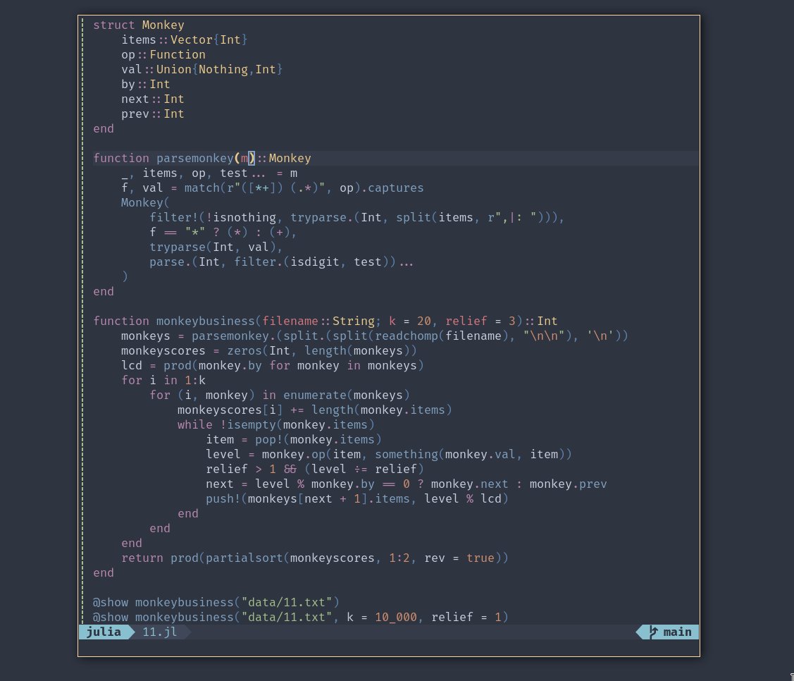 rawlexander's tweet image. AoC day 11: getting harder for linguist monkeys like me
