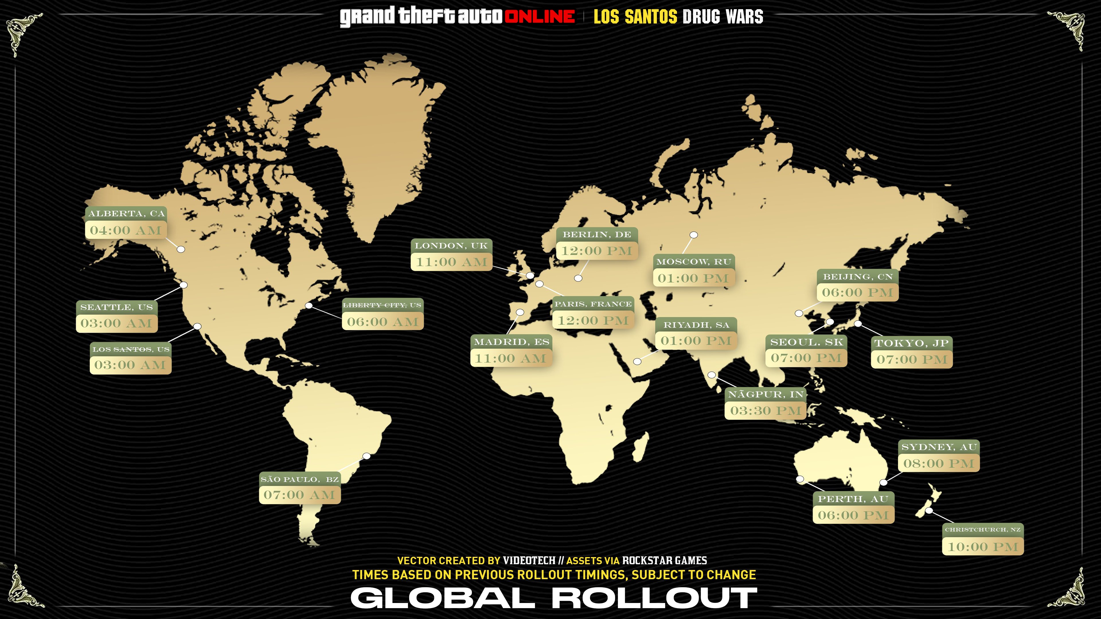 GTA Online | DLC Los Santos Drug Wars chega amanhã; Veja o horário de liberação!