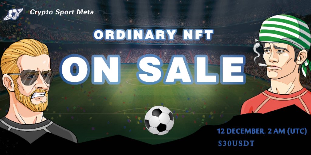 CryptoSportMeta's tweet image. 🥳The open sale of Crypto Sport Meta has now started!

👏Come pick up your #CSM NFT and prepare for upcoming benefits!

💰$30 USDT
🔗aanft.com/#/Home

#NFT #NFTCollection