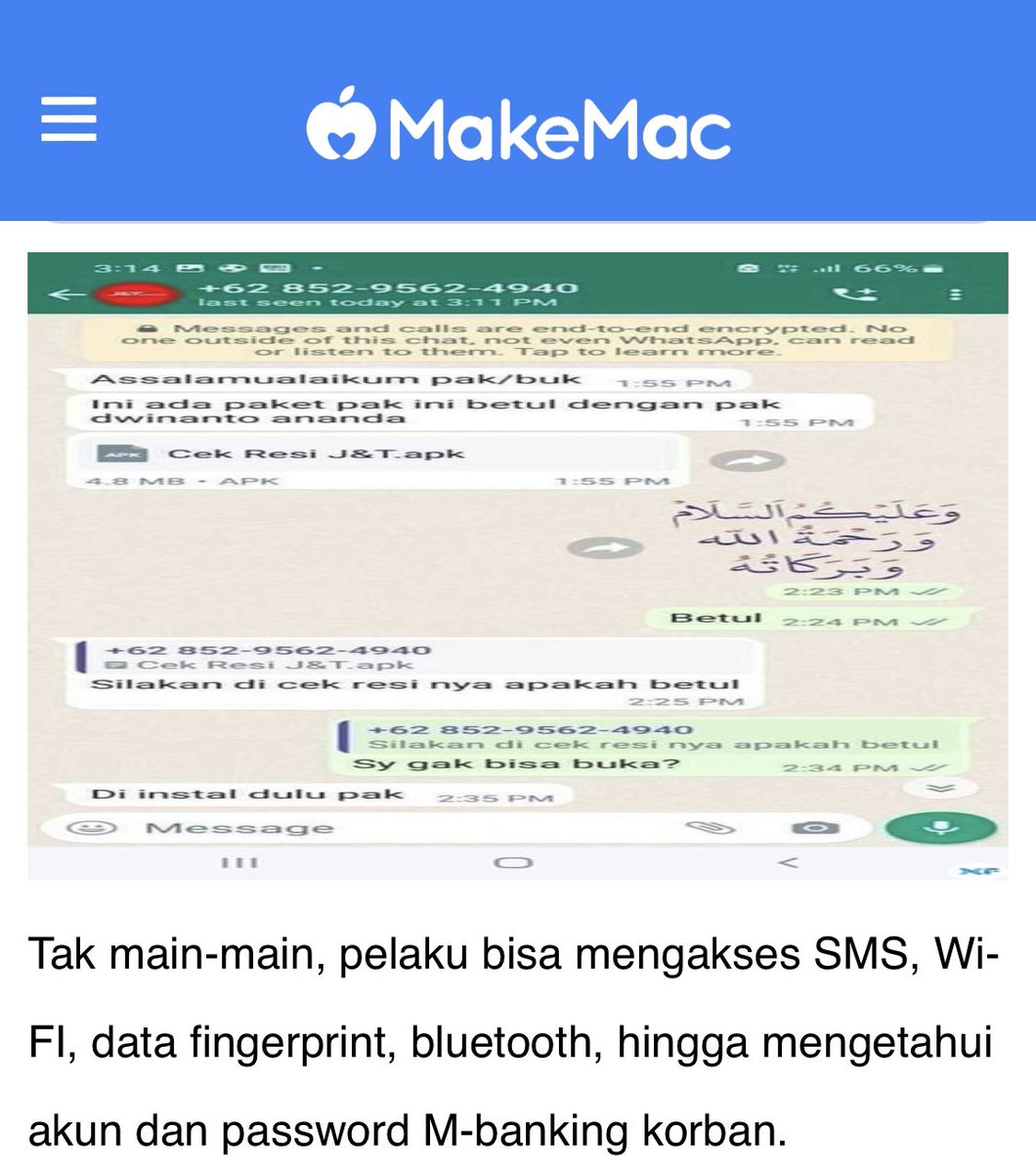 hendrytj's tweet photo. Ternyata 'cek resi' bisa seseram itu

(Untuk pengguna Android 🤪) https://t.co/CN7fbhAfJg
