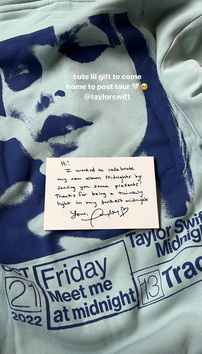 Fletcher things on Twitter "Taylor Swift's gift to Fletcher via