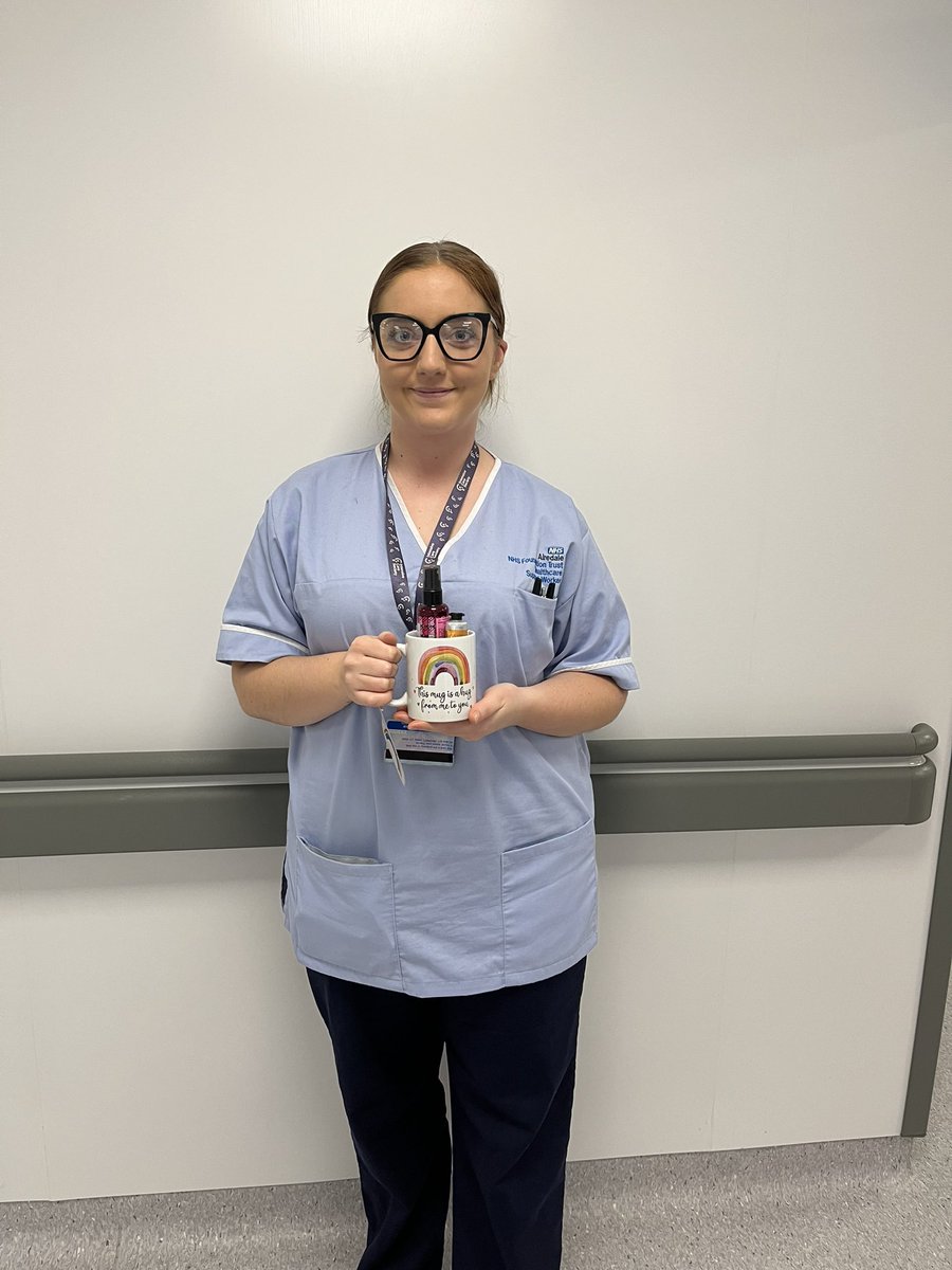Well done and thank you Hayley for all your hard work. Well deserved recipient of our 2nd #HugInAMug #RandomActsOfKindness #IncreasingStaffMorale #PrideOfCriticalCare <a href="/CritCare_ANHST/">Airedale Critical Care Unit 🏥💙</a> <a href="/JulieBrook10/">Julie Brook</a> <a href="/AiredaleNHSFT/">Airedale Hospital</a>