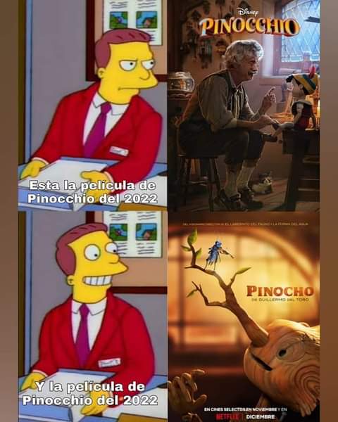 multiversogeek1's tweet photo. Guillermo del toro dando cátedra a Disney sobre como hacer una película de pinocho https://t.co/9E4IfuCHVx