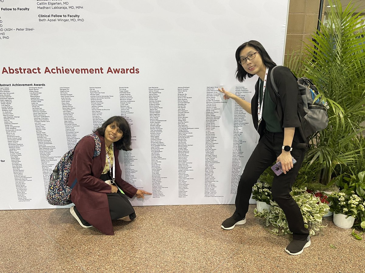 Thank you <a href="/ASH_hematology/">ASH</a> for the abstract achievement award 🥇 #ASH2022 <a href="/Martha_Sim/">Martha Sim</a>
