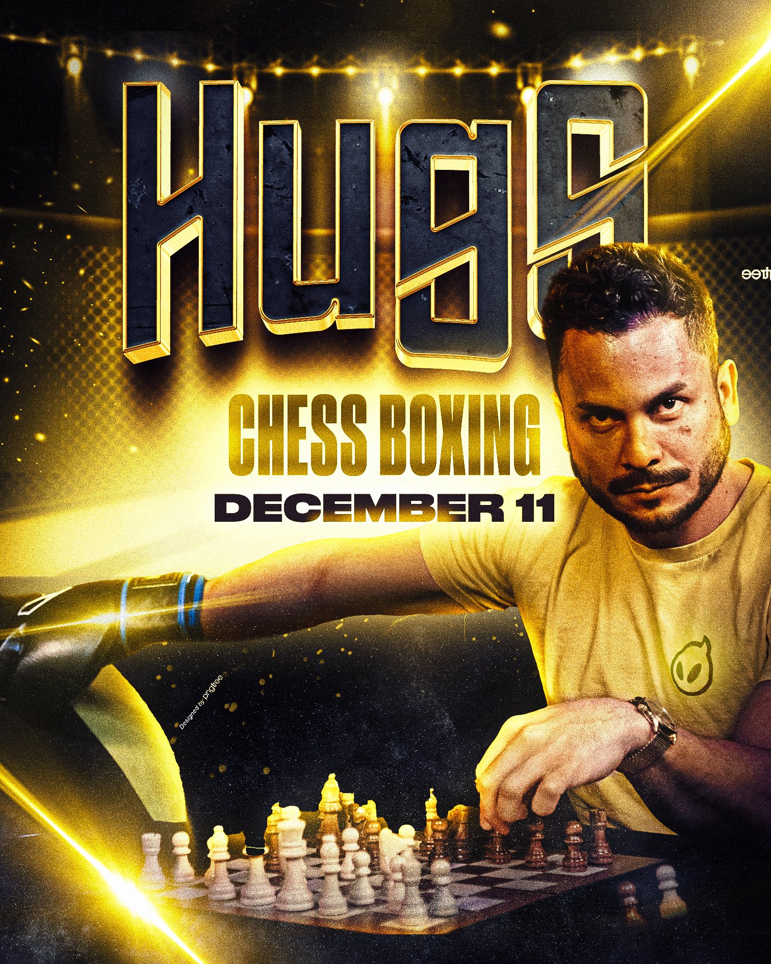 Dignitas on X: It's been weeks of training, and @HugS86 is ready for today  💪 📍Ludwig's Chessboxing Championship ⏰4PM PST  / X