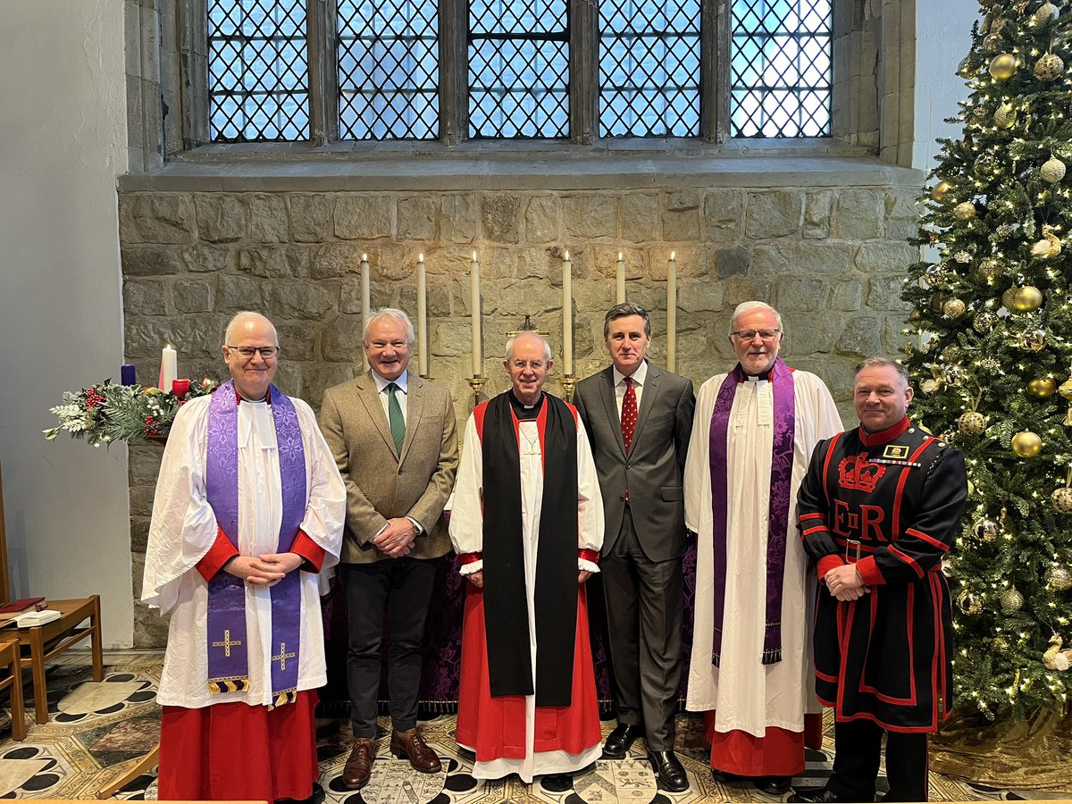 Moving sermon from the Archbishop at the Tower this morning.