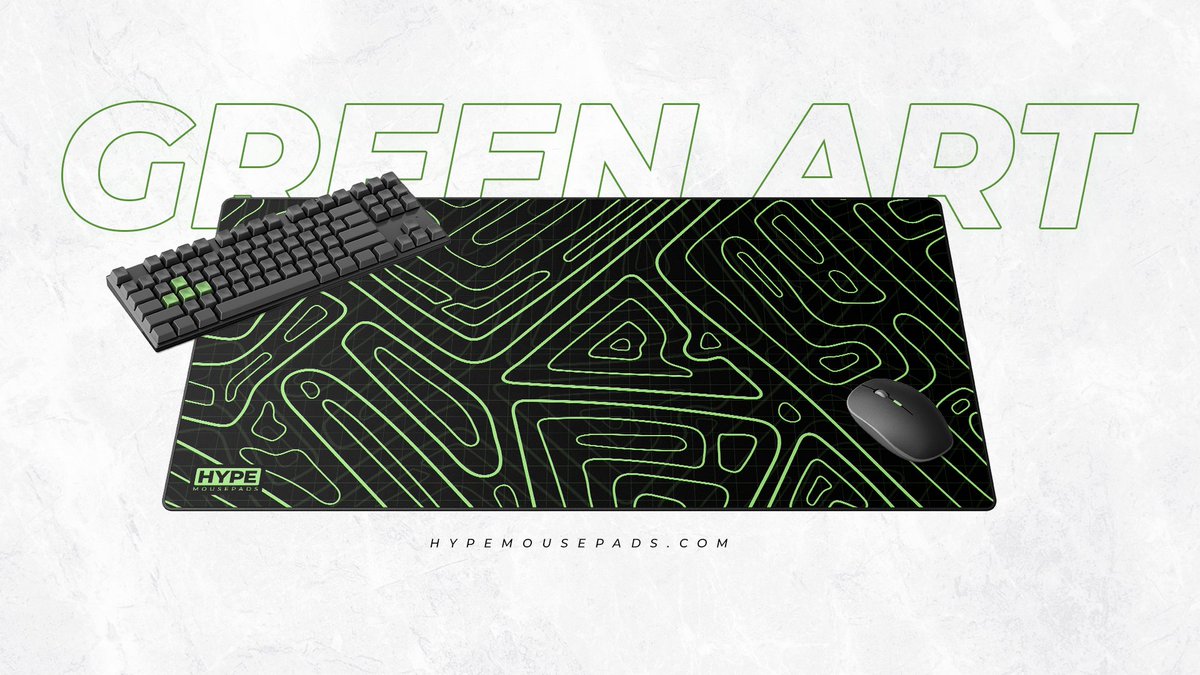 Mousepad of the day #03

_Green Art_
🛍️ hypemousepads.com/products/green…