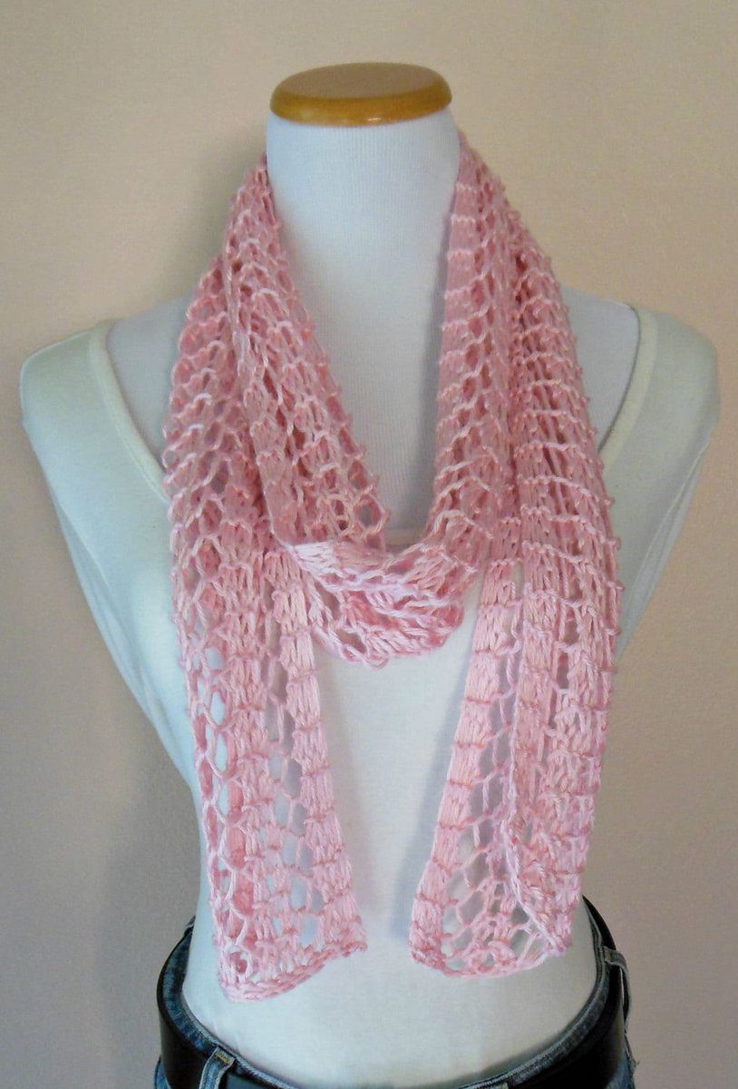 jvozsol's tweet photo. Pink Scarf Pastel Pink Light Pink Hand Knit Light Weight Lacy Open Weave Scarf https://t.co/J1BhBRUXkT #EtsySocial #Etsymntt #OpenWeave https://t.co/nOiK4T6JyF