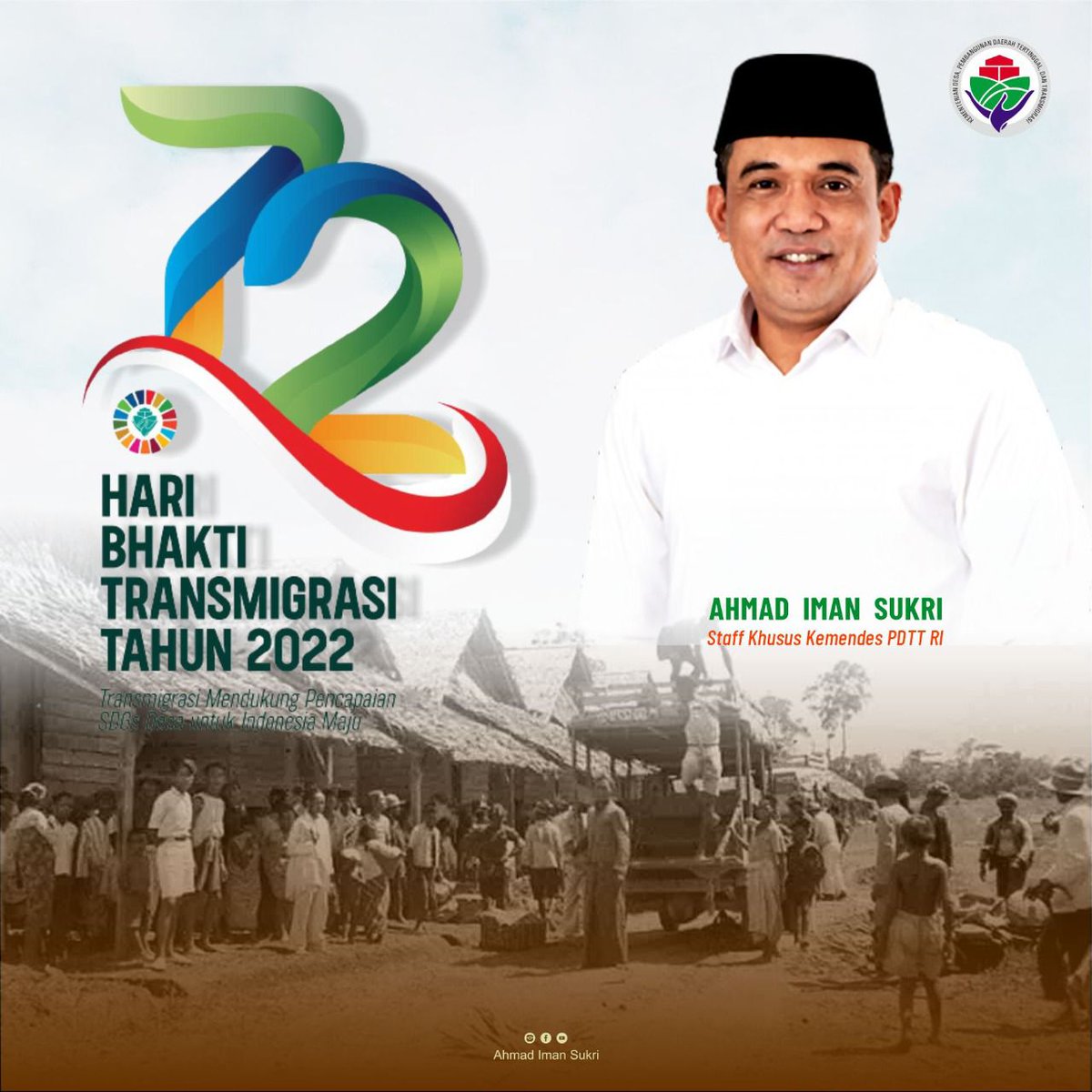 Transmigrasi arah hidup baru bagi warga dalam menata ekonomi
#72TahunBhaktiTransmigrasi
#TPPJatim
#TPPTrenggalek
<a href="/jokowi/">Joko Widodo</a> 
<a href="/halimiskandarnu/">ABDUL HALIM ISKANDAR</a>
@Kemendespdtt
<a href="/malik_haramain/">malikharamain</a>
<a href="/imansyukri/">Iman Sukri</a>
<a href="/taufikmadjid71/">IG : taufik.madjid</a>
@yusradaridesa 
<a href="/azzameldzikrie/">#SantriIndonesia</a> 
<a href="/tppkemendes/">TPP KEMENDES</a>
@DitjenPPKTrans
<a href="/p3md_trenggalek/">p3md_kab_trenggalek</a>