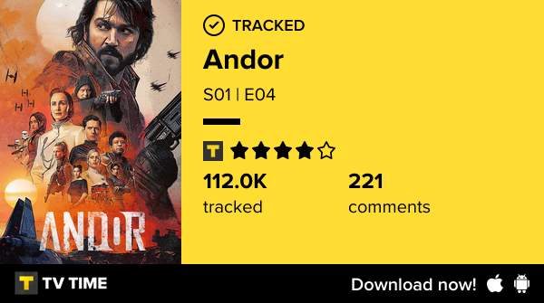 lilkdm's tweet photo. I've just watched episode S01 | E04 of Andor! https://t.co/Z1ogc4bJdY #tvtime https://t.co/nyR5ORsrOT