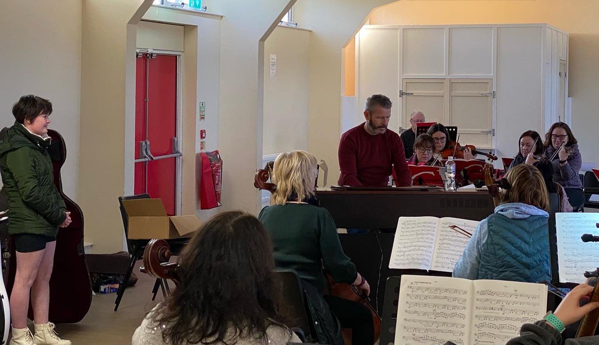 AllegriDerry's tweet photo. Fab rehearsal today for The Snowman with narrator Greta Mc Tague &amp; soloists Ben Langan (Guildhall) &amp; Clíodhna Simpson (@TheAlleyTheatre) 

Audiences are in for a treat with  performance of Howard Blake’s timeless orchestral work plus festive favourites

🎟️ https://t.co/BaDwF8rCWH https://t.co/ZLsPPrzVRH