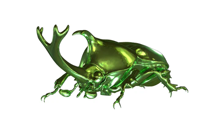 「ゼロ工房」さんの昆虫3Dモデルをな、こうしてたらこんな時間になってたんじゃ 