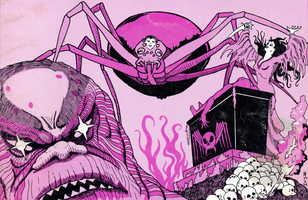 From: AD&amp;D D3 Vault of the Drow.
Artist: David C. Sutherland III.