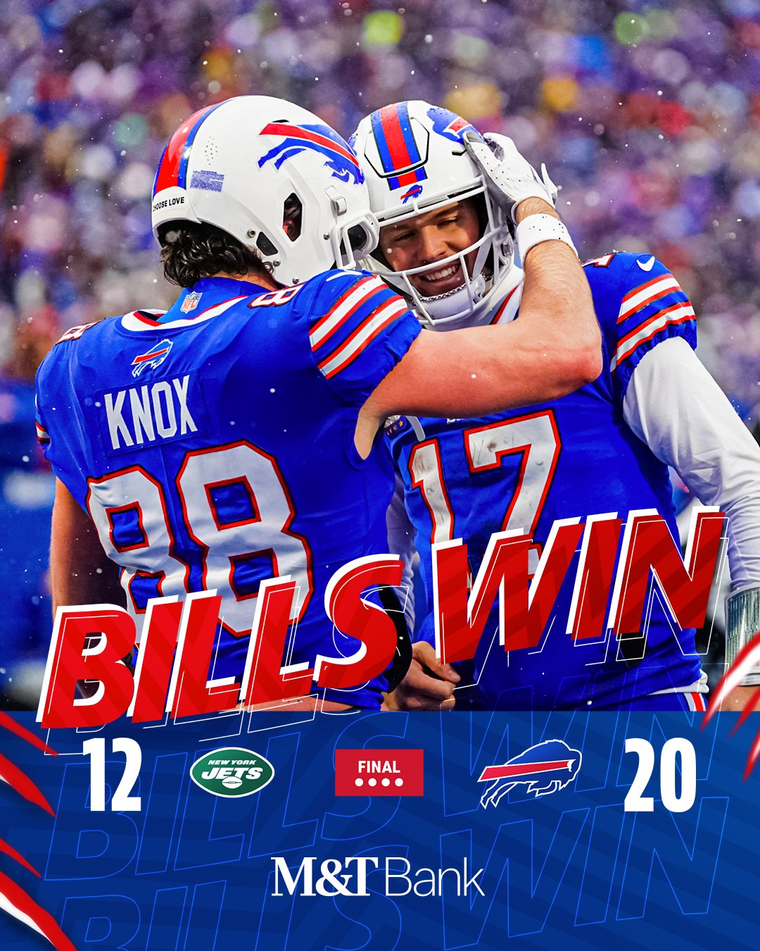 Buffalo Bills on X: 'THAT'S A WIN!!! #NYJvsBUF