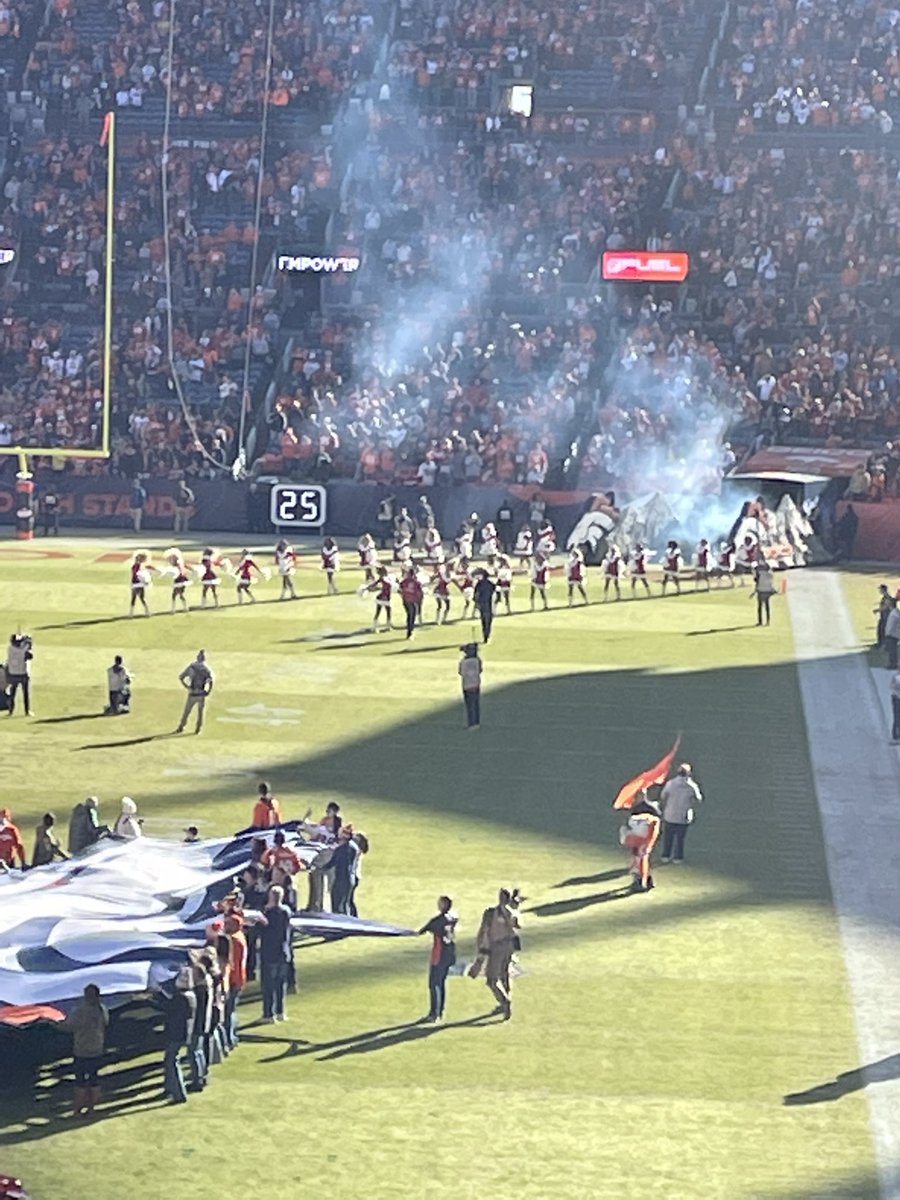 First AFC West Division game I get to see live! #KCvsDEN