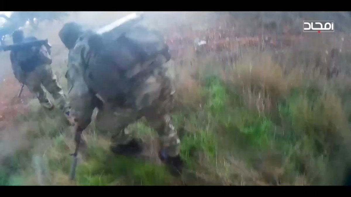 war_noir's tweet photo. #Syria 🇸🇾: Hay'at Tahrir al-Sham (#HTS) released video of Inghimasi attack on #SAA position in #Dadikh, #Idlib.
Some noteable weapons were used during the attack:
Two #Turkish HAR-66 anti-tank weapons, #Croatian RBG-6 grenade launcher, RPG-7 with Turkish PARS-675 thermal scope. https://t.co/k6dyYH3k0D