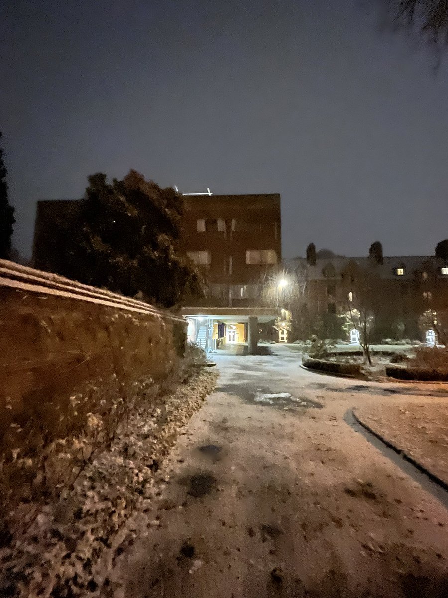 charlesjholland's tweet photo. Basil Spence in the snow…. https://t.co/jEirlTa4wH