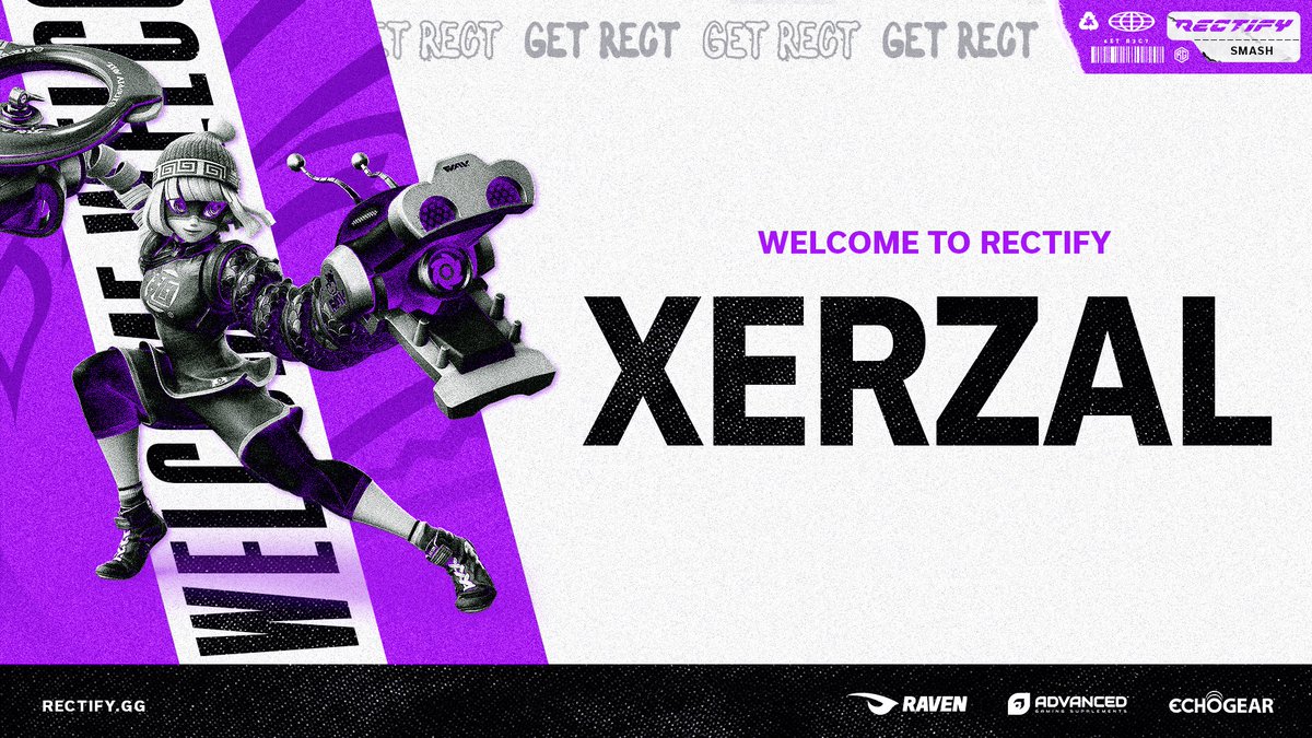 RectifyEsports's tweet photo. RECTIFY FGC IS EXPANDING!
Welcome @Xerzal to the #RectifySSB squad!
2023 is going to be a fun ride π
#FearTheSting https://t.co/6tjBvjcIej