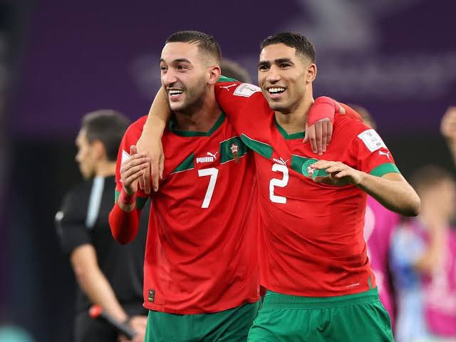 Espero ver a Marruecos frente a la Argentina en la final de Catar 2022.
Adiós Europa ❌
No es lo que esperan la mediática internacional y los pro colonialista y domesticados pero es la realidad del nuevo mundo 🌎. 
Es mi utopía y hay probabilidades que se cumpla.