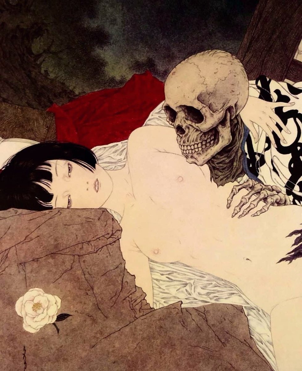 nostalgiaa's tweet photo. “death is my lover” by takato yamamoto https://t.co/68MjX6xIBh