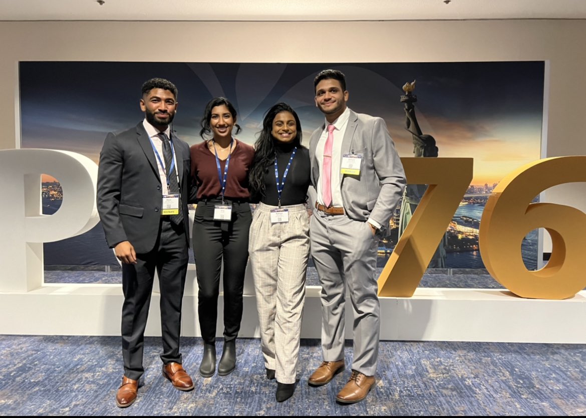 Great time with <a href="/davemathew12/">Dave Mathew, MD</a> at the 76th annual <a href="/nyssapga/">NYSSA PGA</a> conference presenting our work assessing the use of #Opioid-free anesthesia in #Cardiothoracic Surgery! Thank you to the moderators and all in attendance for their discussion and feedback @CSOM_Official #PGA76 #MedTwitter