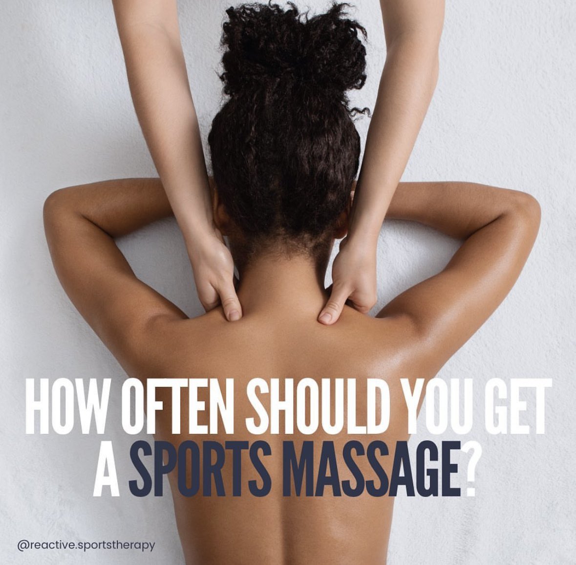 reactivebda's tweet image. Not sure how often you should book in for a sports massage? The answer depends based on your fitness, level of activity, and whether you have any injuries. Even your occupation could be a factor!

Head over to our Instagram to see what we recommend depending on your lifestyle!