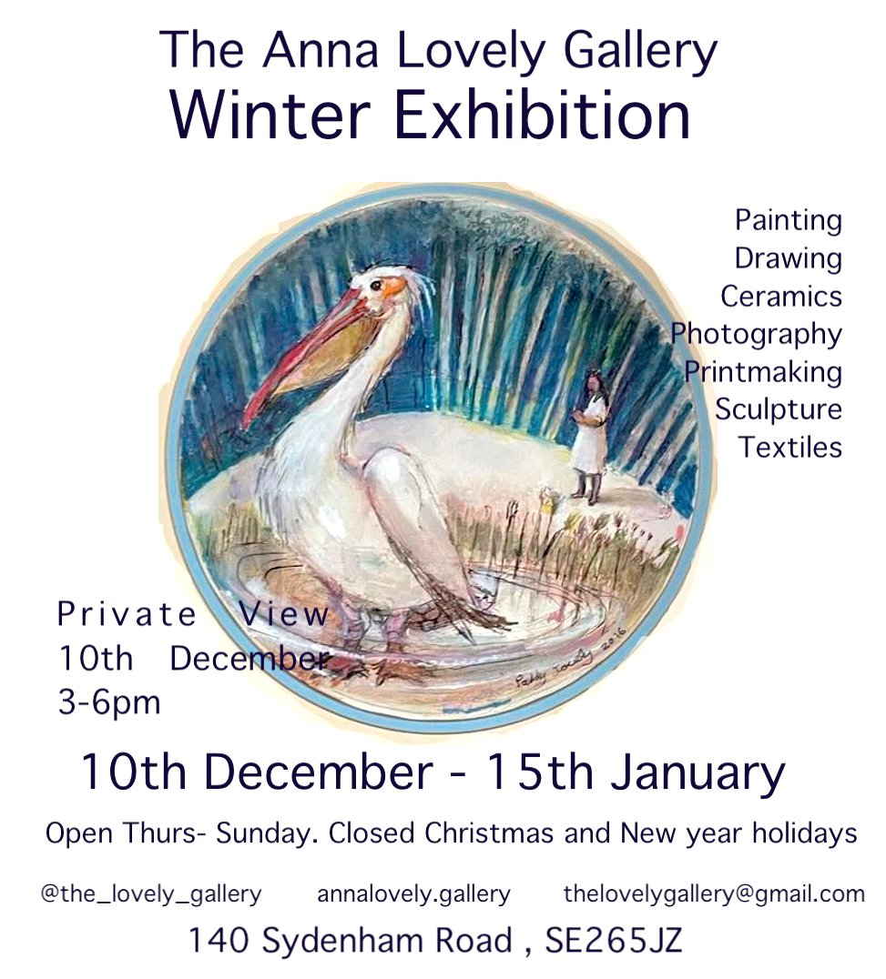 Our Winter Exhibition Continues next weekend! Come along mulled wine will be on the go!!