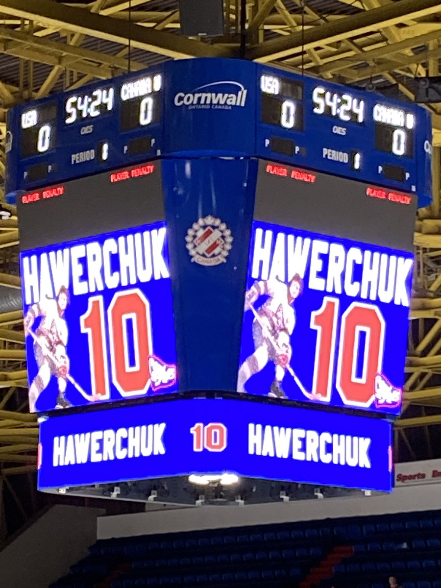 CornwallRoyals's tweet photo. First game in this place about 43 years ago to see Dale Hawerchuk. Back tonight to see his number go back up to the rafters for the second time. Welcome home Ducky. @HawerchukStrong https://t.co/6JnSeO35YK